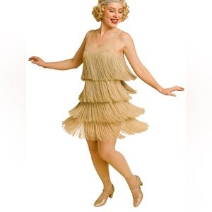 Boston Proper Muse Cocktail Dress 12 Flapper Costume Evening Party Fringe